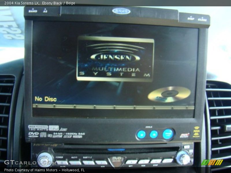 Ebony Black / Beige 2004 Kia Sorento LX