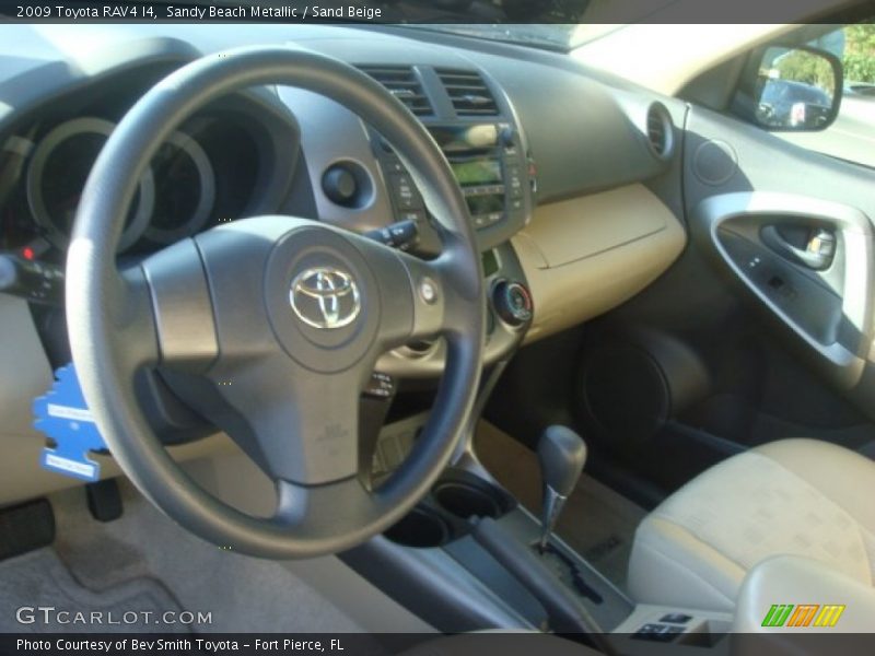 Sandy Beach Metallic / Sand Beige 2009 Toyota RAV4 I4