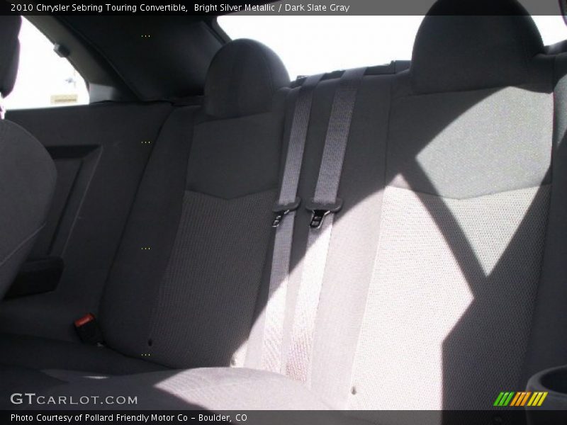 Bright Silver Metallic / Dark Slate Gray 2010 Chrysler Sebring Touring Convertible