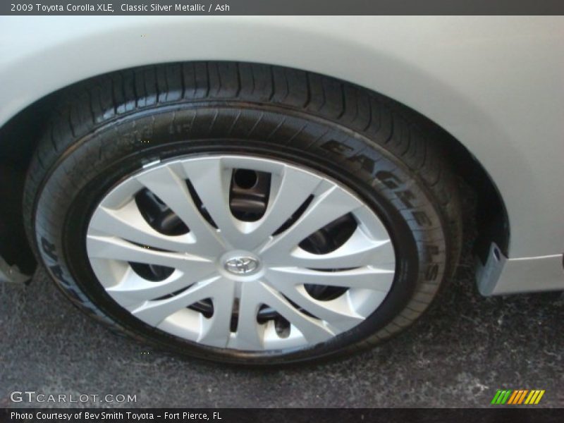 Classic Silver Metallic / Ash 2009 Toyota Corolla XLE