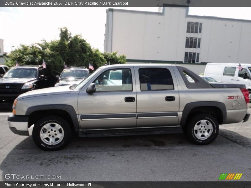 Dark Gray Metallic / Dark Charcoal 2003 Chevrolet Avalanche Z66