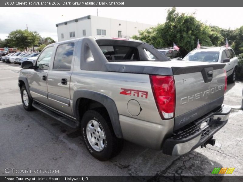 Dark Gray Metallic / Dark Charcoal 2003 Chevrolet Avalanche Z66