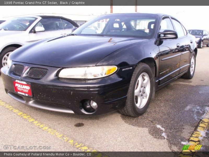 Black / Graphite 1998 Pontiac Grand Prix GT Sedan