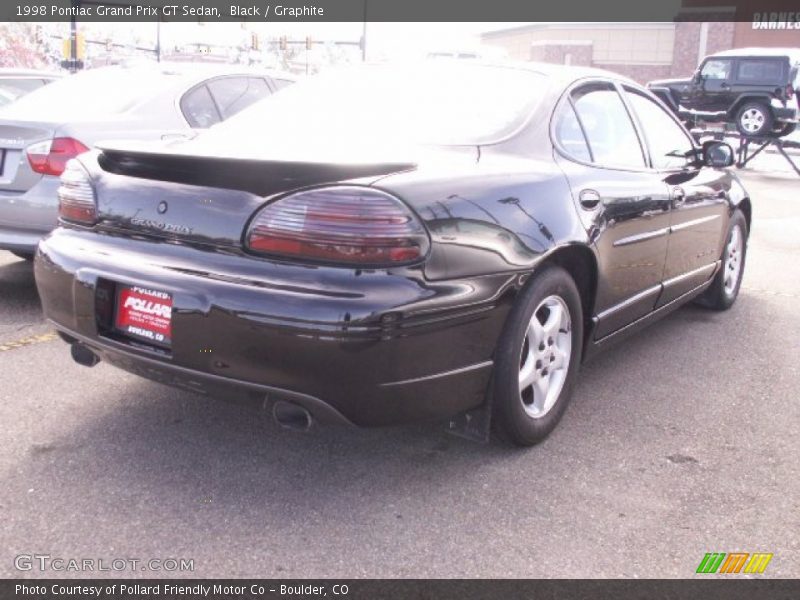 Black / Graphite 1998 Pontiac Grand Prix GT Sedan