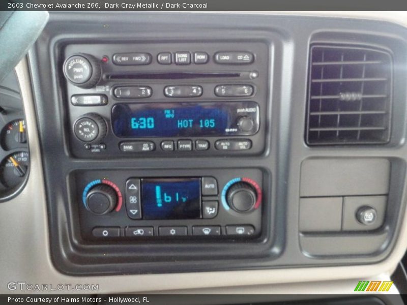 Dark Gray Metallic / Dark Charcoal 2003 Chevrolet Avalanche Z66