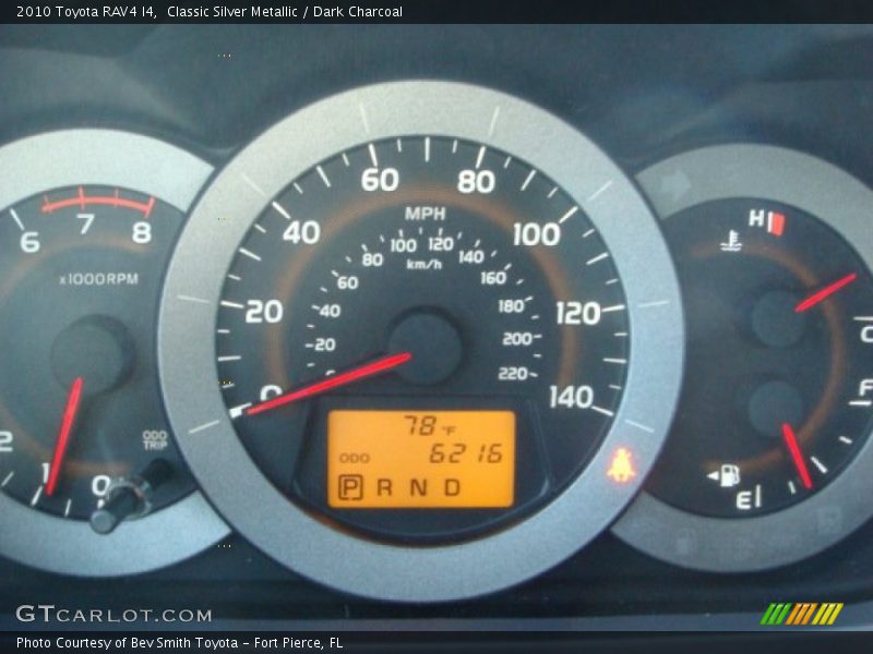 Classic Silver Metallic / Dark Charcoal 2010 Toyota RAV4 I4