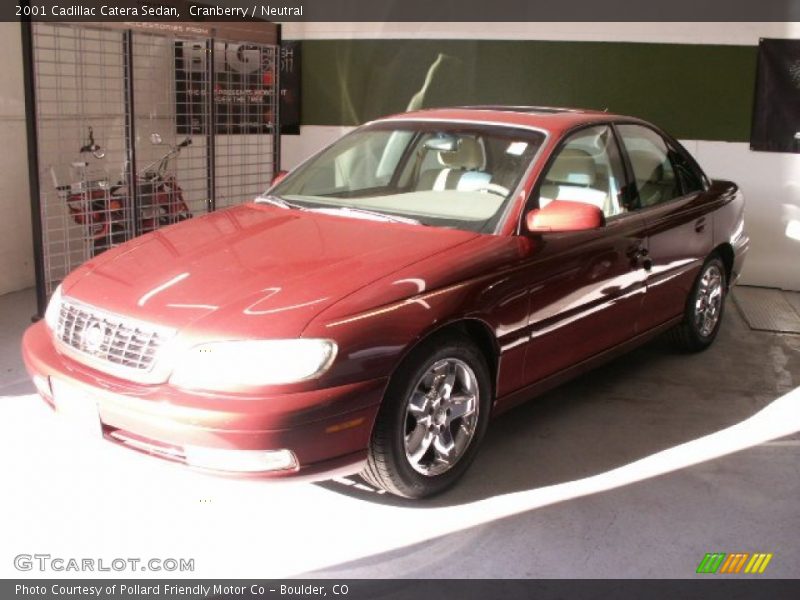 Cranberry / Neutral 2001 Cadillac Catera Sedan