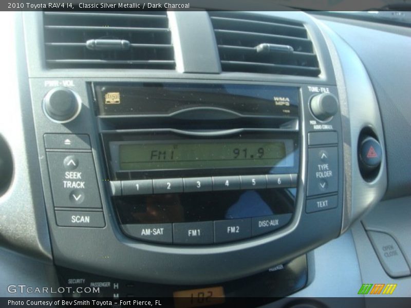 Classic Silver Metallic / Dark Charcoal 2010 Toyota RAV4 I4