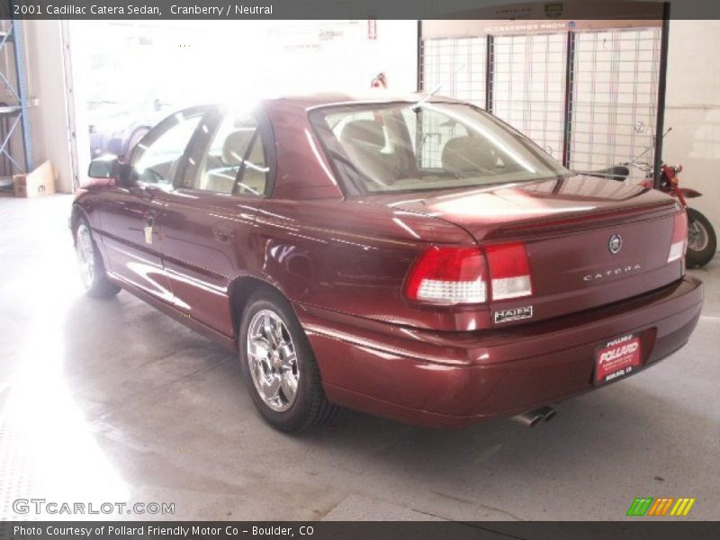 Cranberry / Neutral 2001 Cadillac Catera Sedan
