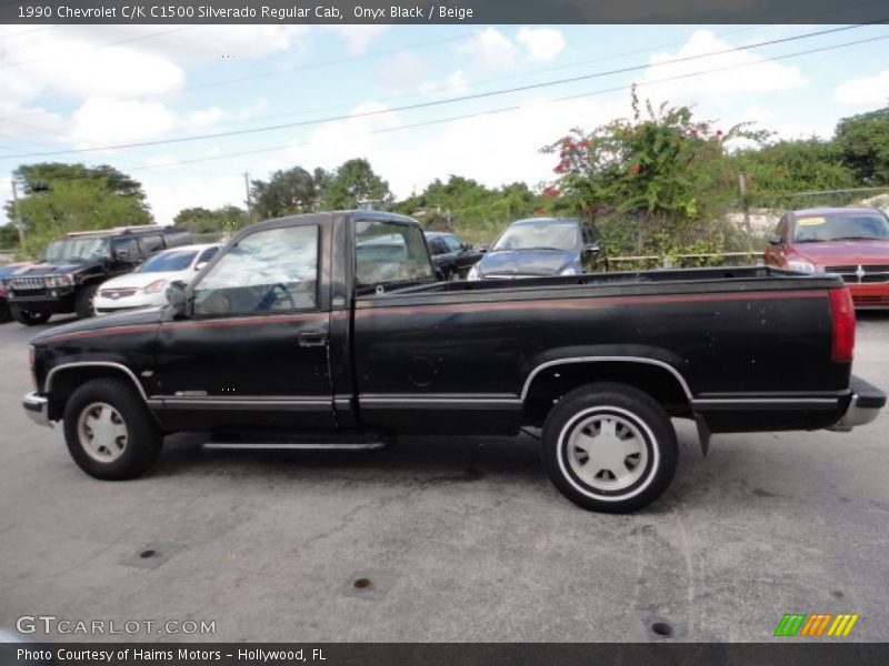 1990 C/K C1500 Silverado Regular Cab Onyx Black