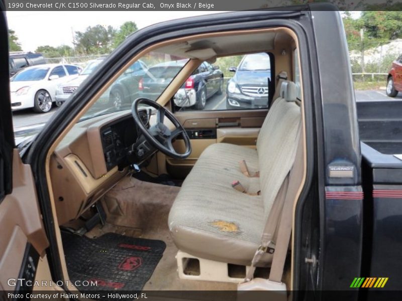  1990 C/K C1500 Silverado Regular Cab Beige Interior
