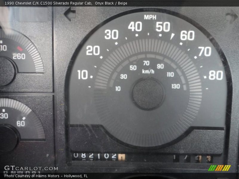  1990 C/K C1500 Silverado Regular Cab C1500 Silverado Regular Cab Gauges