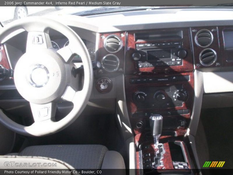 Inferno Red Pearl / Medium Slate Gray 2006 Jeep Commander 4x4