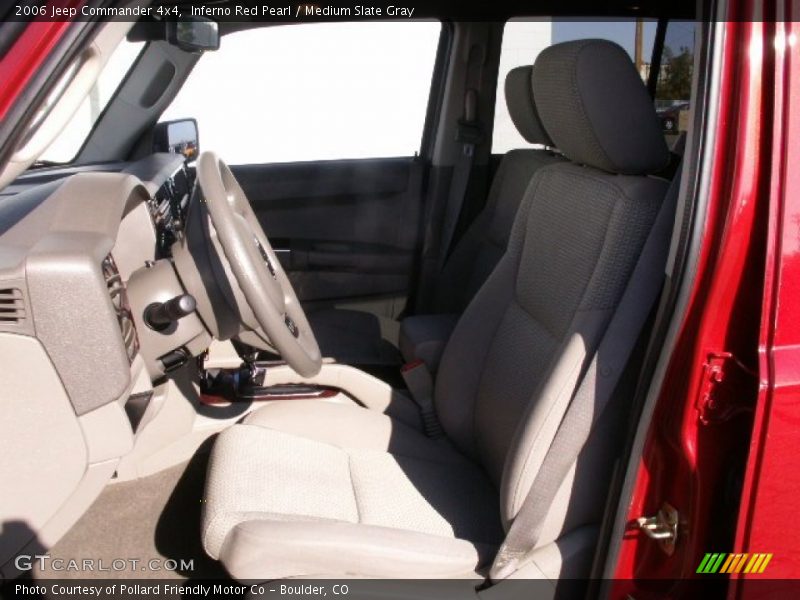 Inferno Red Pearl / Medium Slate Gray 2006 Jeep Commander 4x4
