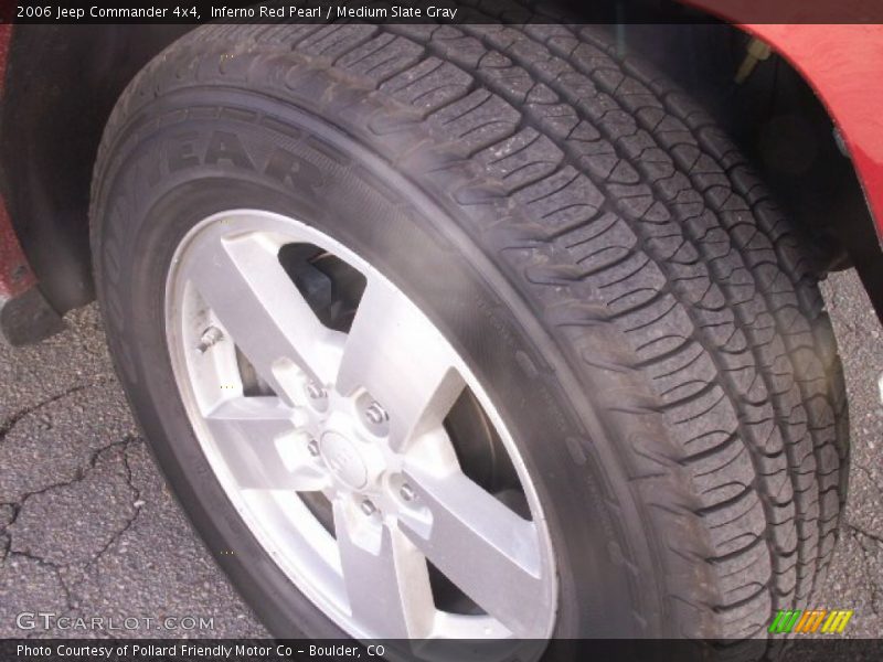 Inferno Red Pearl / Medium Slate Gray 2006 Jeep Commander 4x4