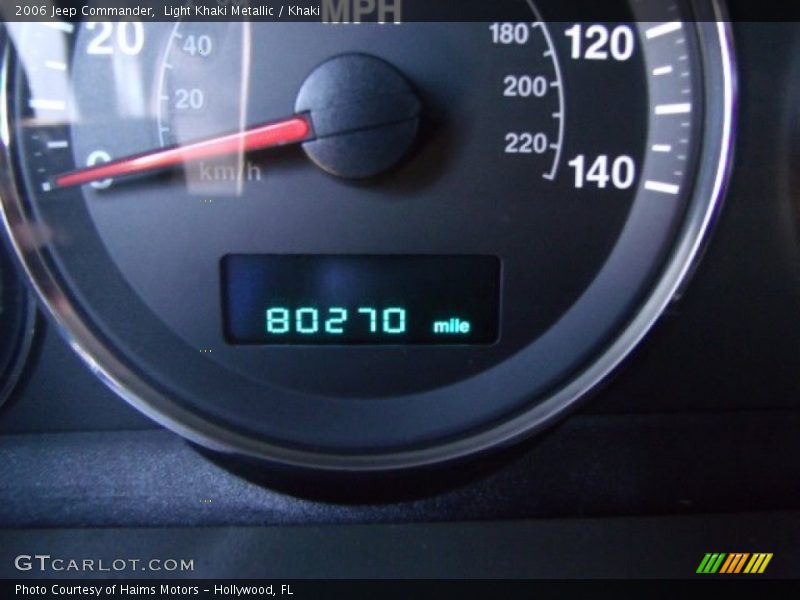 Light Khaki Metallic / Khaki 2006 Jeep Commander