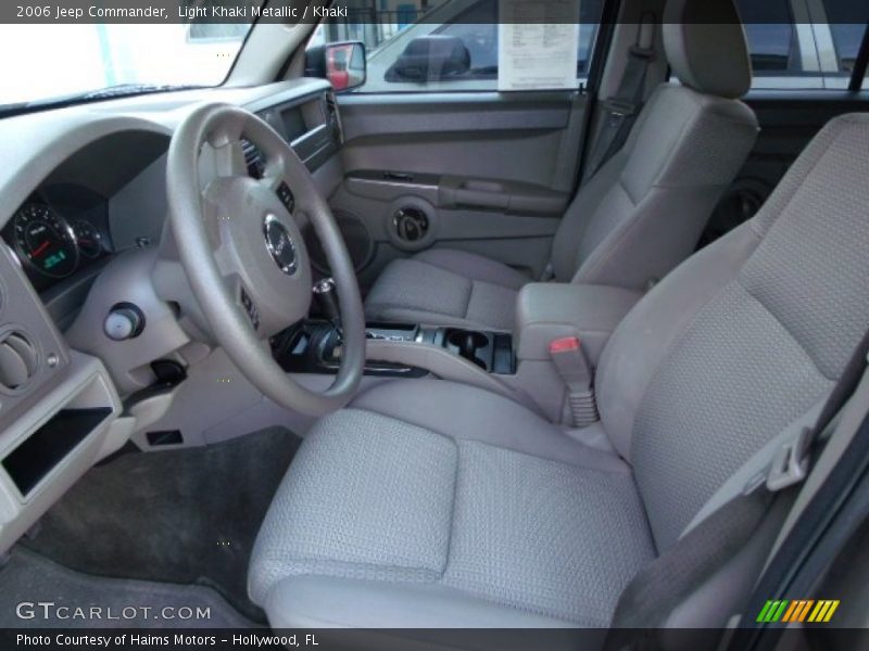 Light Khaki Metallic / Khaki 2006 Jeep Commander