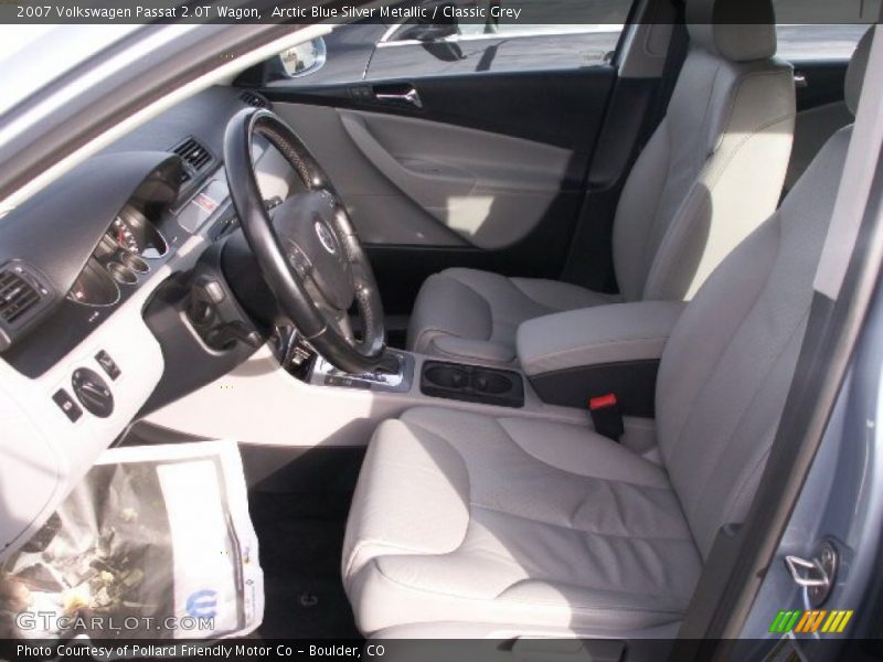 Arctic Blue Silver Metallic / Classic Grey 2007 Volkswagen Passat 2.0T Wagon