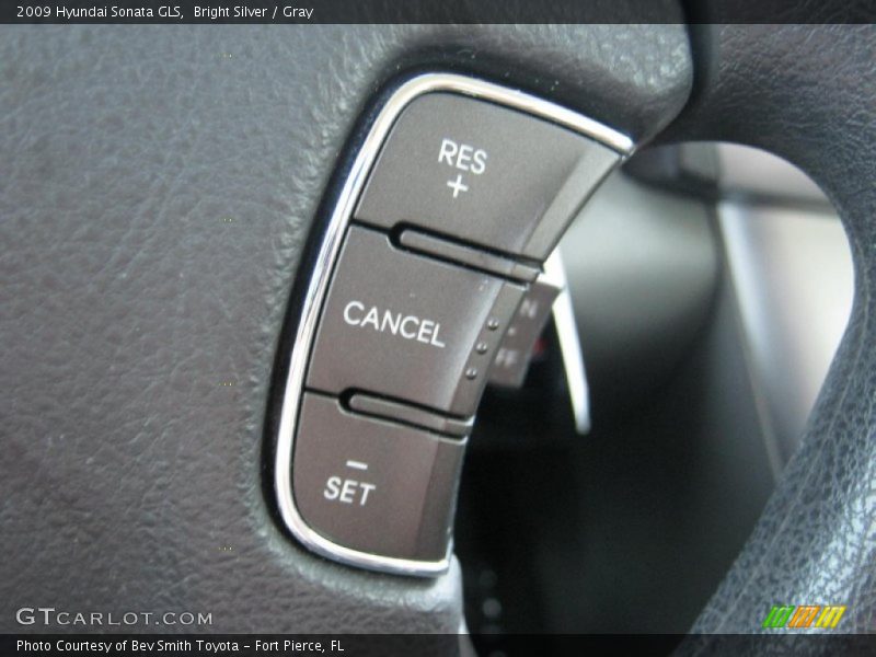 Bright Silver / Gray 2009 Hyundai Sonata GLS