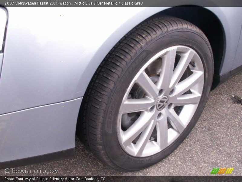 Arctic Blue Silver Metallic / Classic Grey 2007 Volkswagen Passat 2.0T Wagon