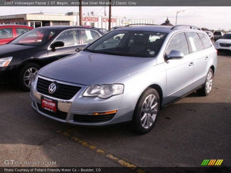 Arctic Blue Silver Metallic / Classic Grey 2007 Volkswagen Passat 2.0T Wagon