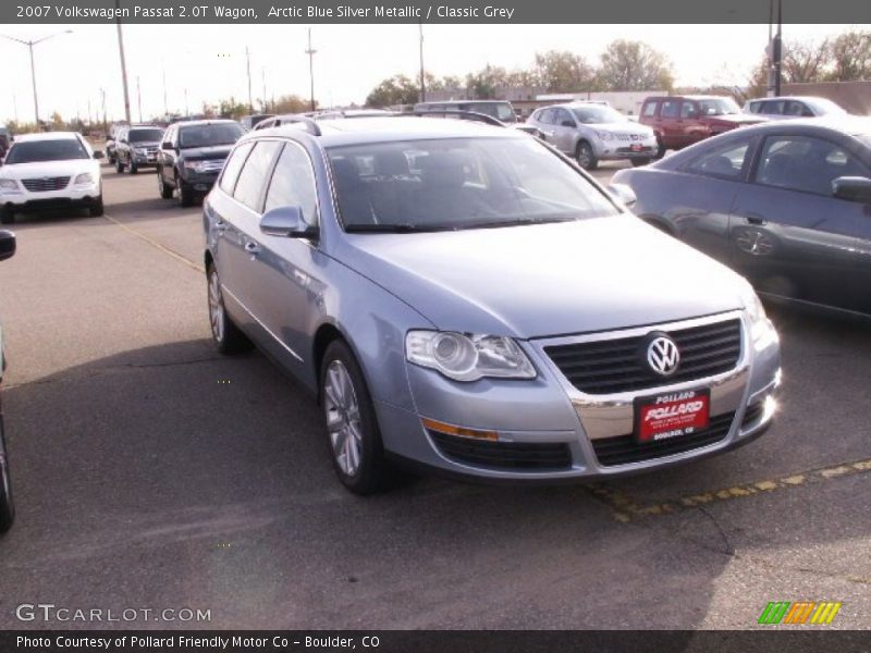 Arctic Blue Silver Metallic / Classic Grey 2007 Volkswagen Passat 2.0T Wagon