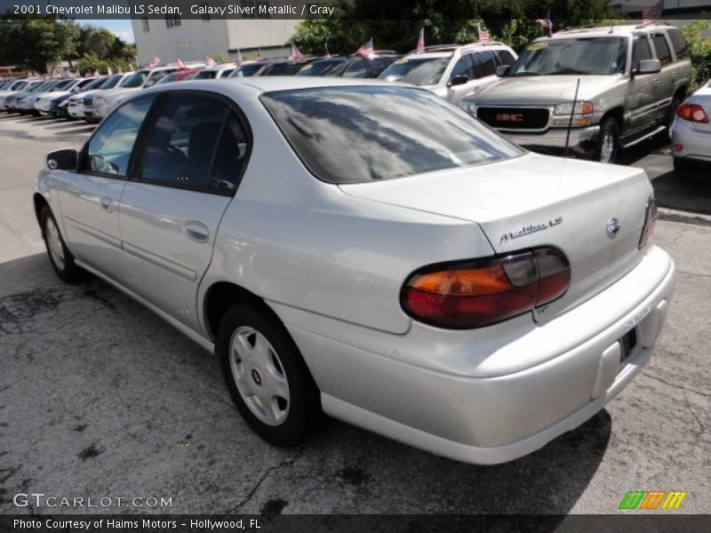 Galaxy Silver Metallic / Gray 2001 Chevrolet Malibu LS Sedan