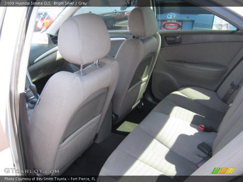 Bright Silver / Gray 2009 Hyundai Sonata GLS