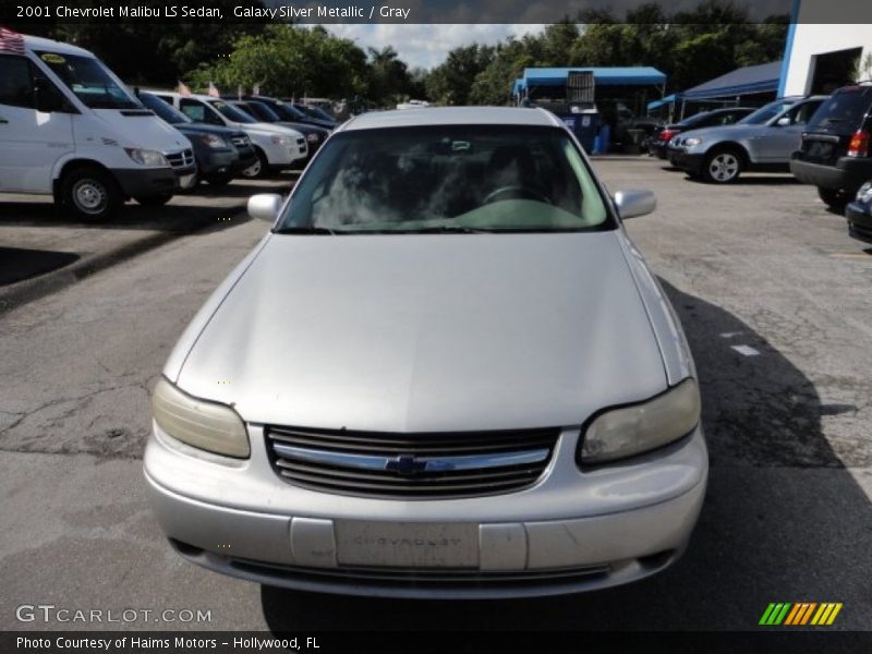 Galaxy Silver Metallic / Gray 2001 Chevrolet Malibu LS Sedan