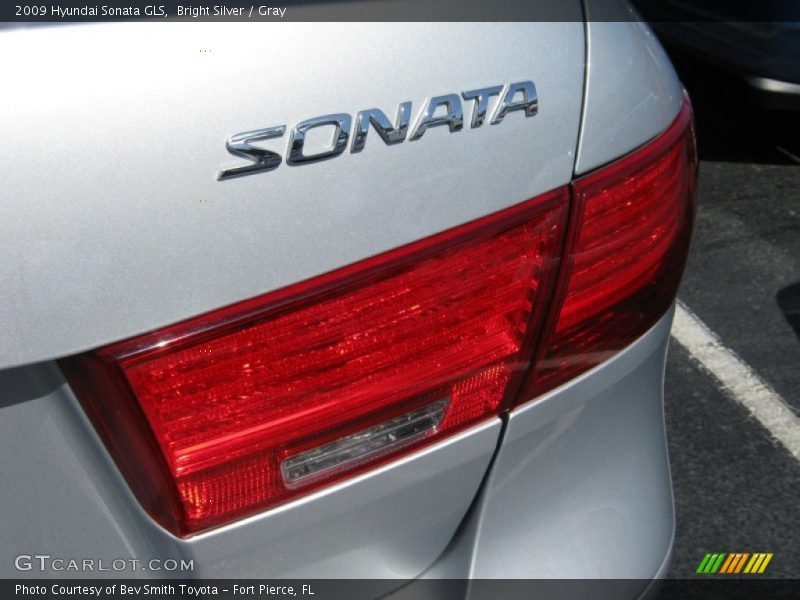 Bright Silver / Gray 2009 Hyundai Sonata GLS