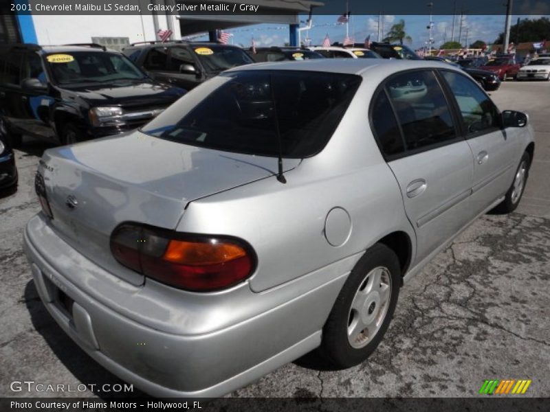 Galaxy Silver Metallic / Gray 2001 Chevrolet Malibu LS Sedan
