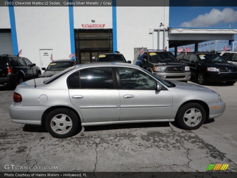 Galaxy Silver Metallic / Gray 2001 Chevrolet Malibu LS Sedan