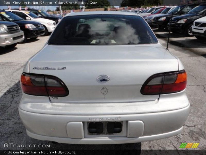 Galaxy Silver Metallic / Gray 2001 Chevrolet Malibu LS Sedan