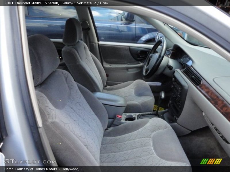 Galaxy Silver Metallic / Gray 2001 Chevrolet Malibu LS Sedan