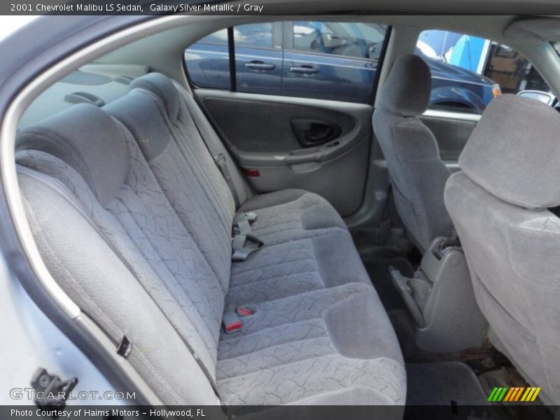 Galaxy Silver Metallic / Gray 2001 Chevrolet Malibu LS Sedan