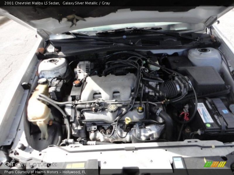 Galaxy Silver Metallic / Gray 2001 Chevrolet Malibu LS Sedan