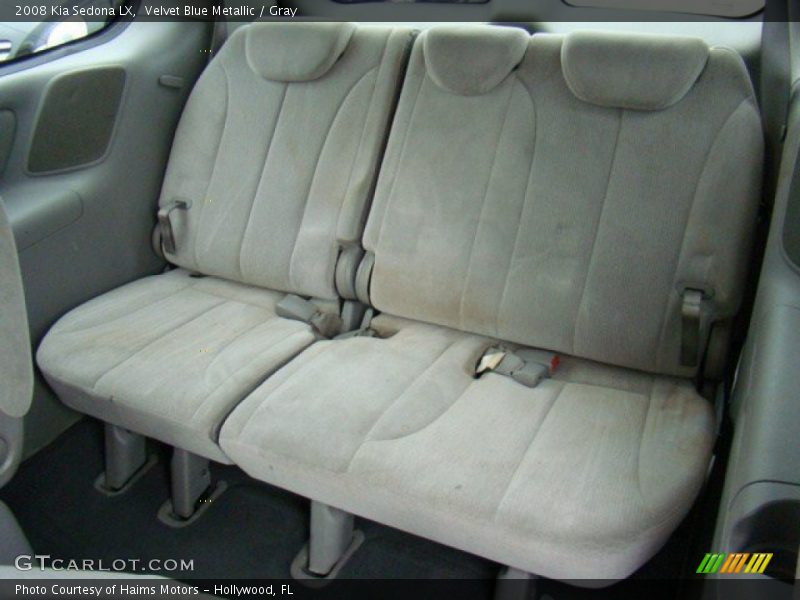 Velvet Blue Metallic / Gray 2008 Kia Sedona LX