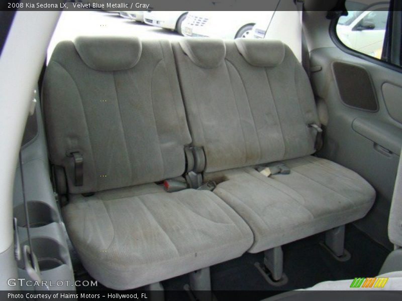 Velvet Blue Metallic / Gray 2008 Kia Sedona LX