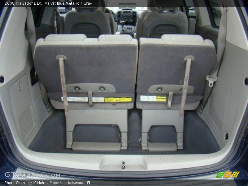Velvet Blue Metallic / Gray 2008 Kia Sedona LX
