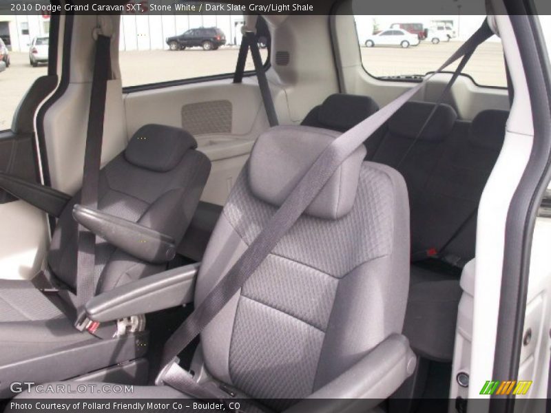 Stone White / Dark Slate Gray/Light Shale 2010 Dodge Grand Caravan SXT