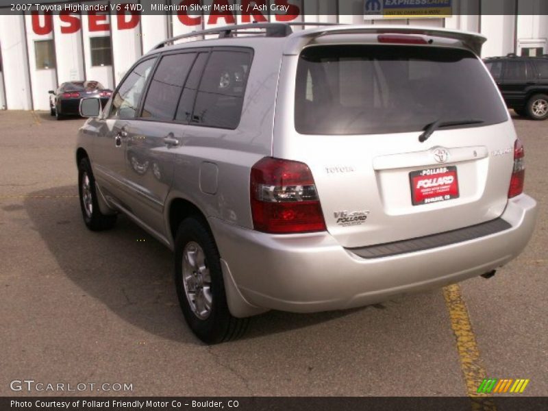 Millenium Silver Metallic / Ash Gray 2007 Toyota Highlander V6 4WD