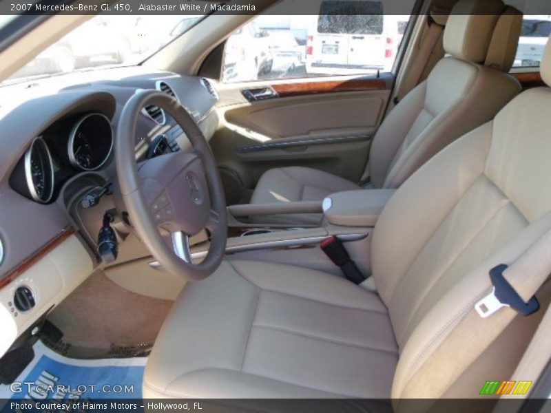Alabaster White / Macadamia 2007 Mercedes-Benz GL 450