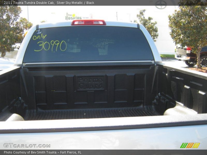 Silver Sky Metallic / Black 2011 Toyota Tundra Double Cab