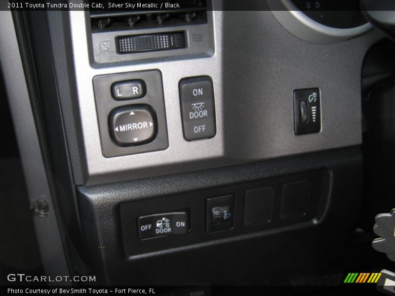 Silver Sky Metallic / Black 2011 Toyota Tundra Double Cab