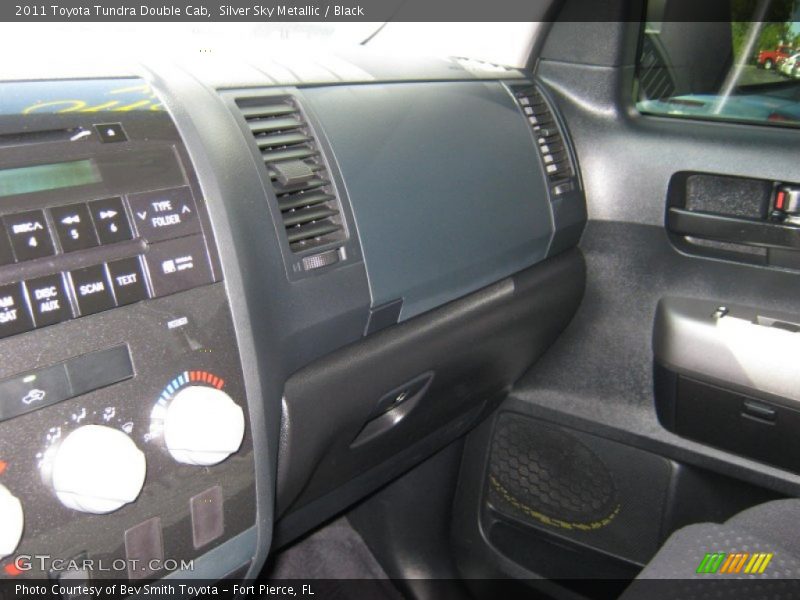 Silver Sky Metallic / Black 2011 Toyota Tundra Double Cab