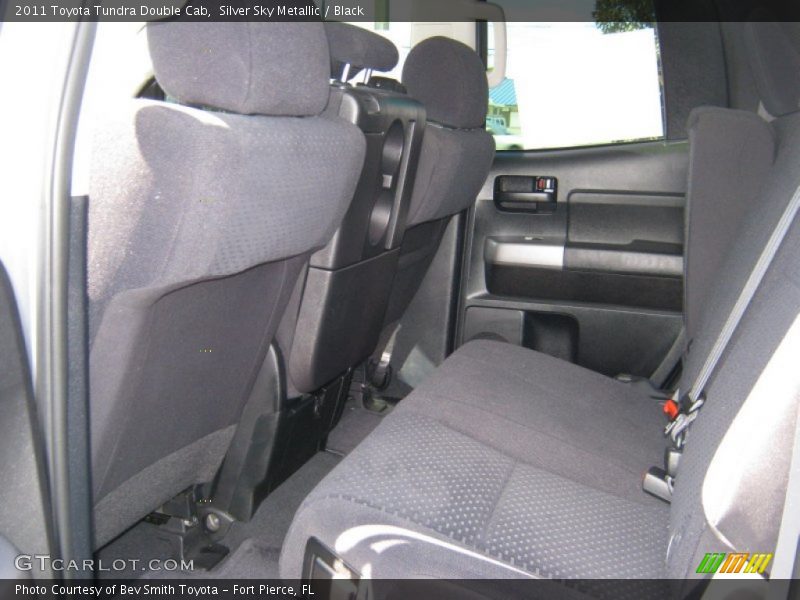 Silver Sky Metallic / Black 2011 Toyota Tundra Double Cab