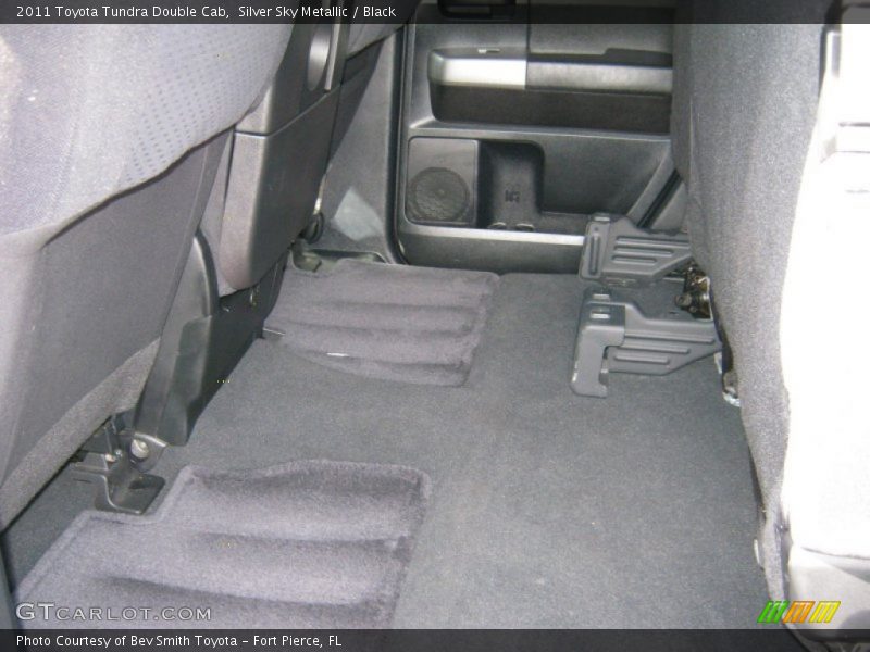 Silver Sky Metallic / Black 2011 Toyota Tundra Double Cab