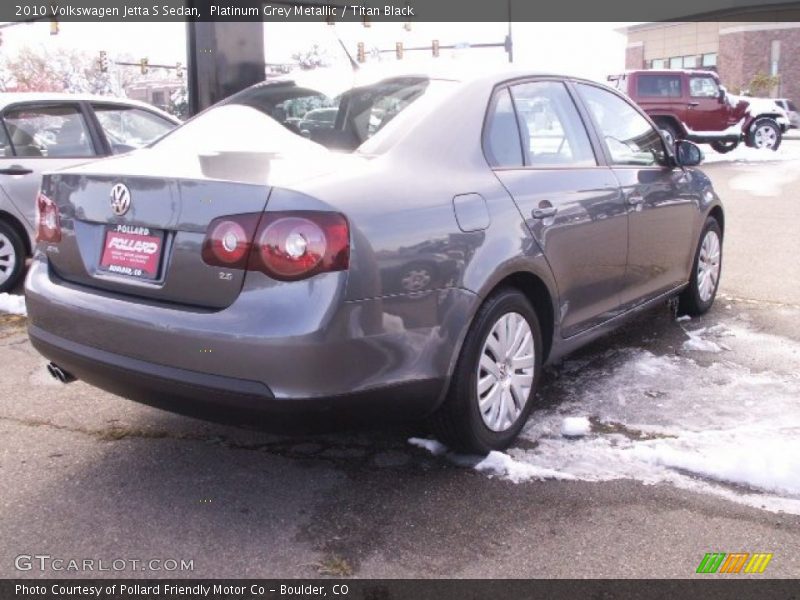 Platinum Grey Metallic / Titan Black 2010 Volkswagen Jetta S Sedan