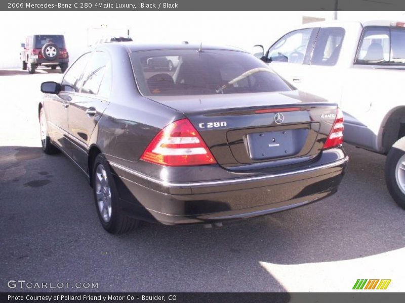 Black / Black 2006 Mercedes-Benz C 280 4Matic Luxury