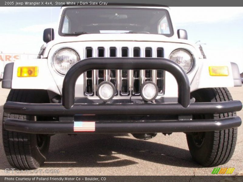 Stone White / Dark Slate Gray 2005 Jeep Wrangler X 4x4